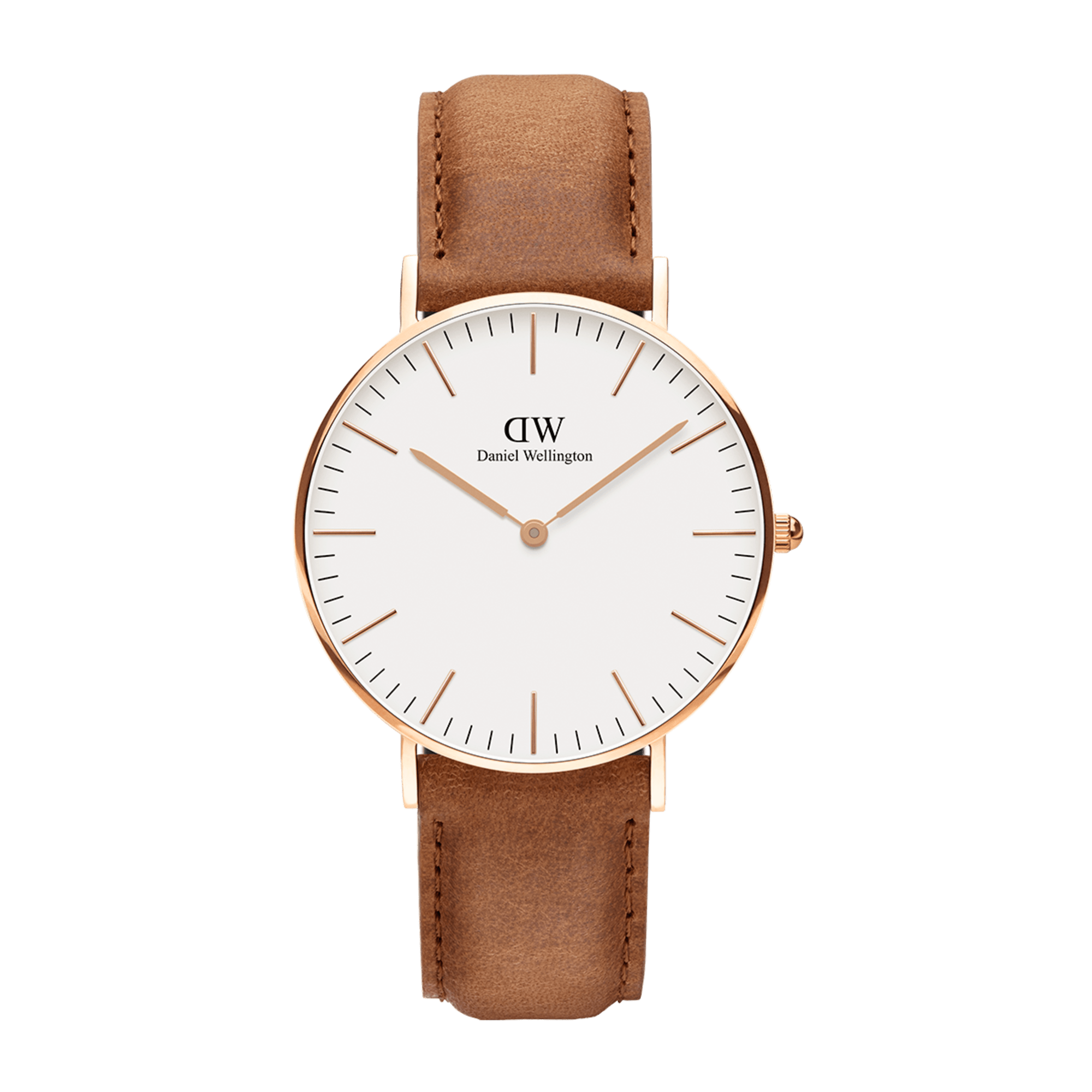 Classic Durham rose gold/white 40mm | Daniel Wellington