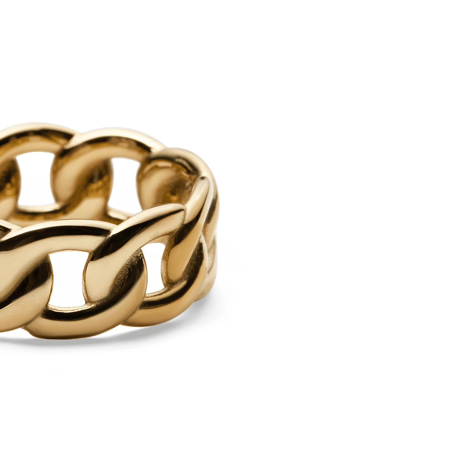 Chunky Chain Ring Gold