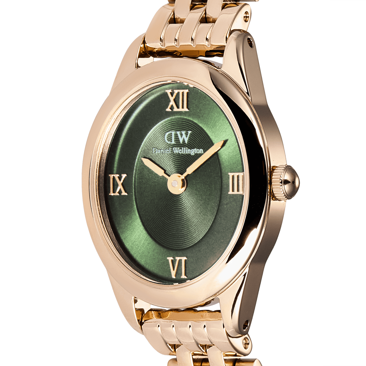 Ophelia Mini Emerald Rose Gold