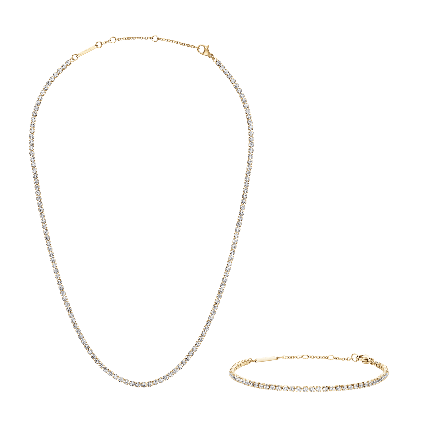 Tennis Bracelet + Necklace