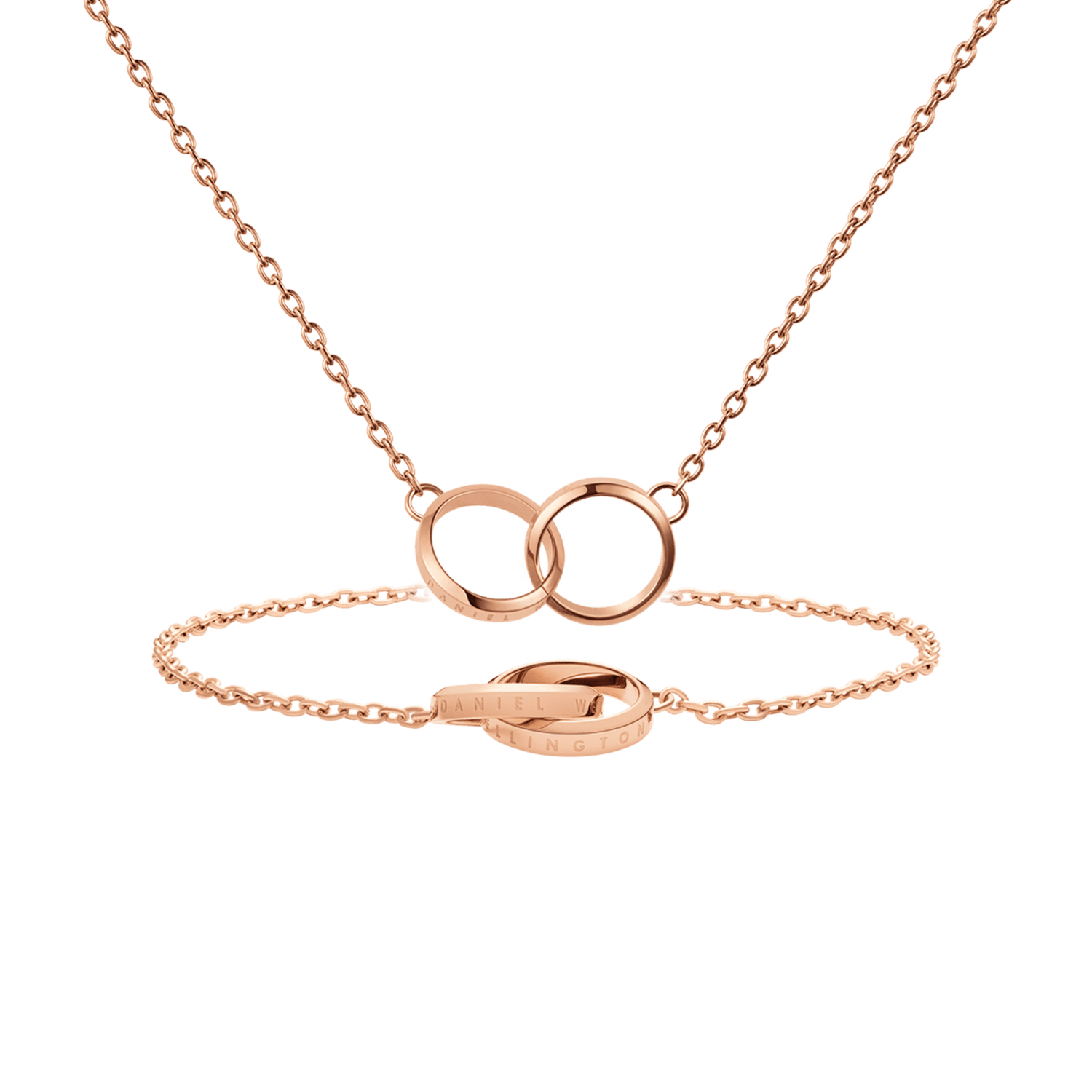 Elan Unity Necklace + Bracelet RG