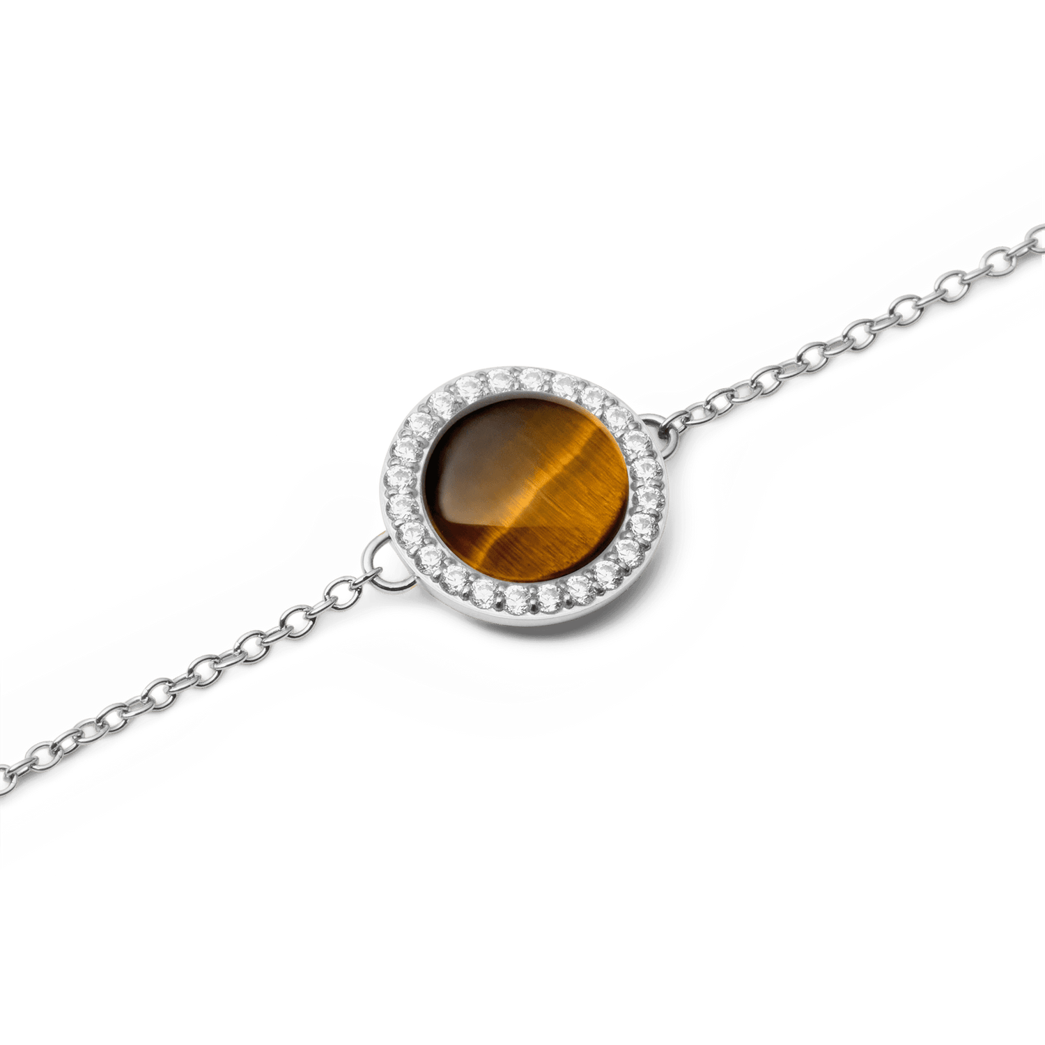 Audrey Bracelet Tiger Eye Silver