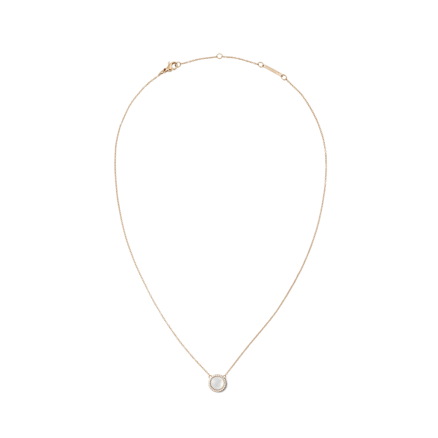 Audrey Necklace Mother of Pearl Rose Gold