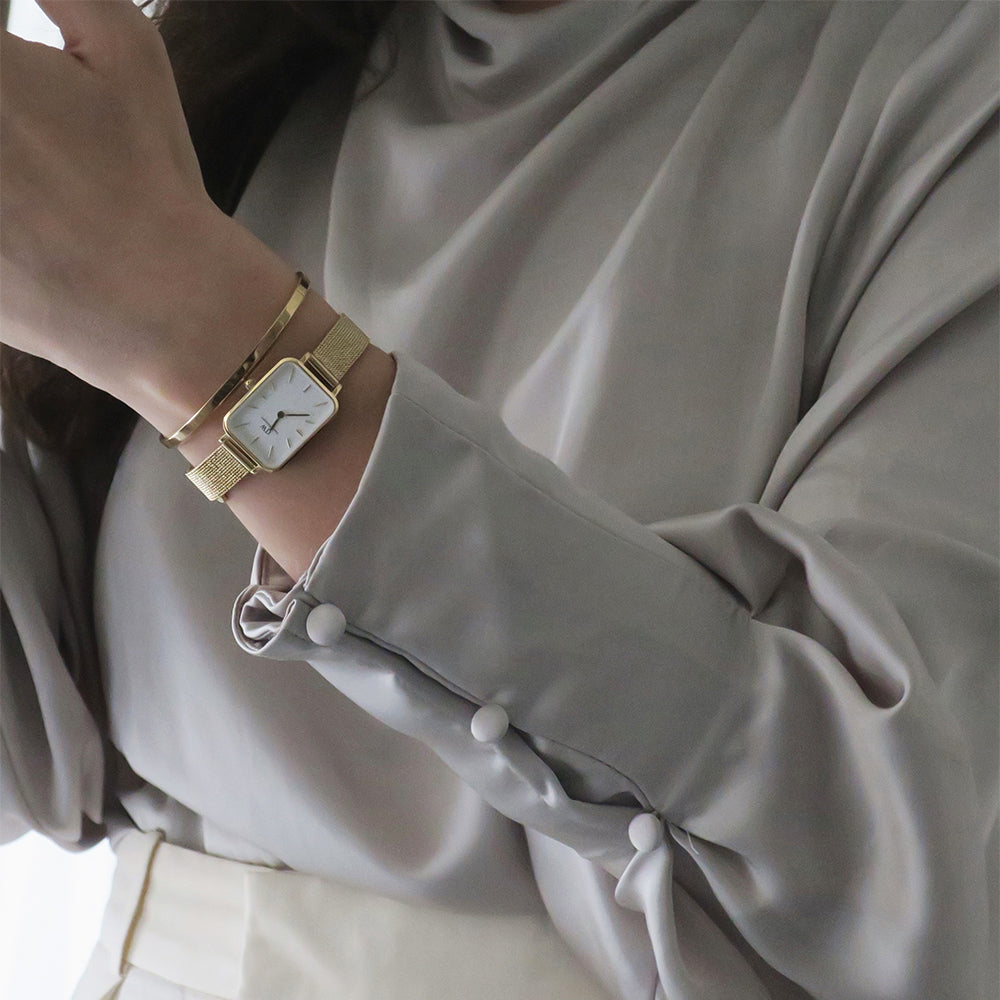 Petite Melrose - Women's watch in Rose Gold & White| DW