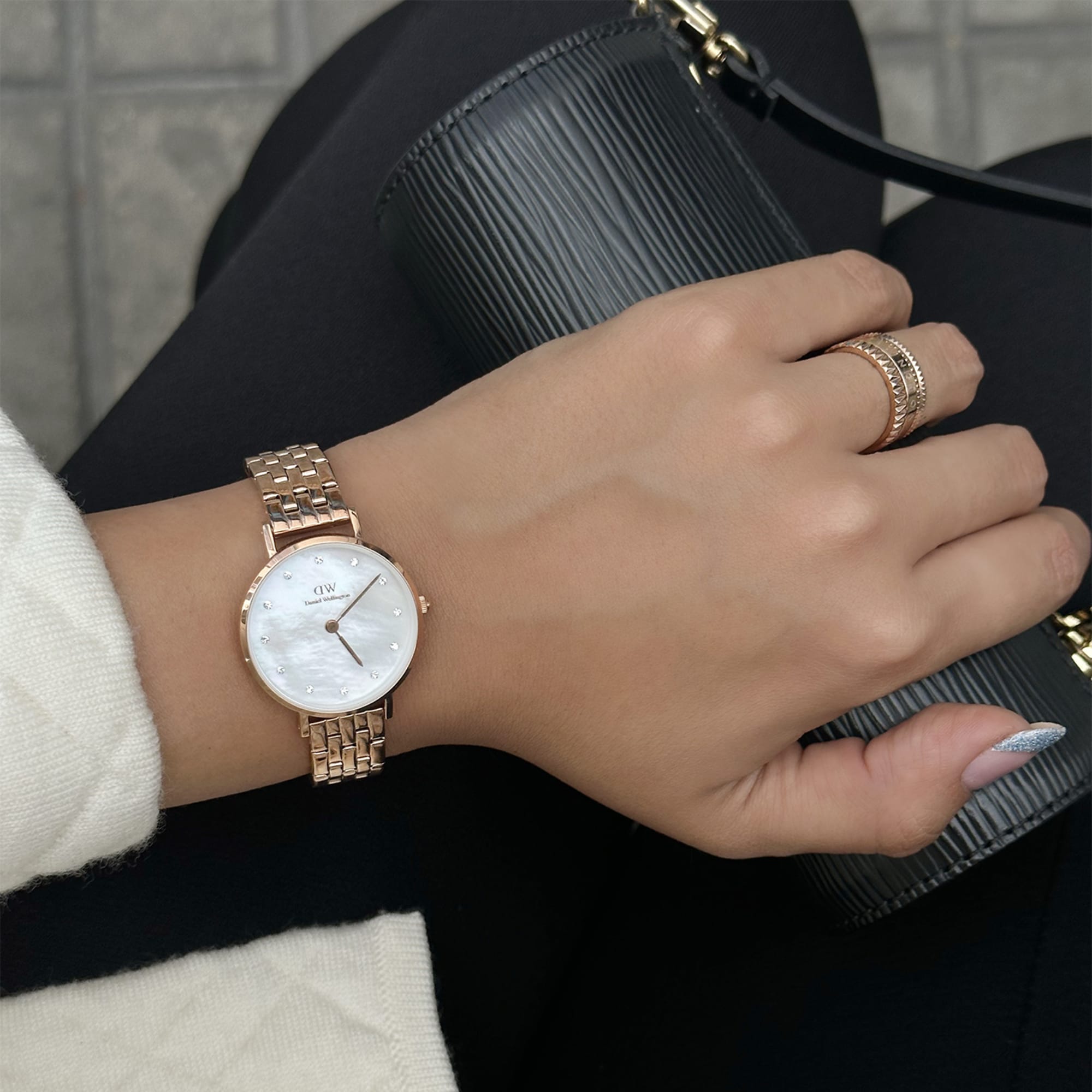 Daniel wellington clearance melrose gold