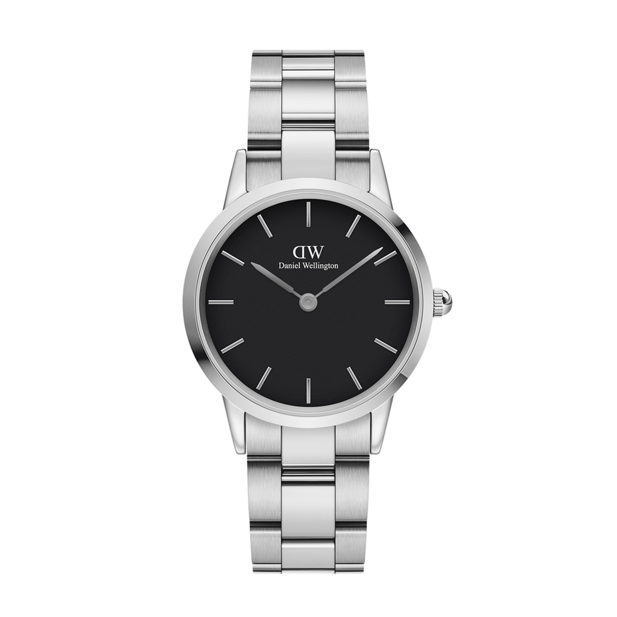 Daniel wellington 2025 black and silver